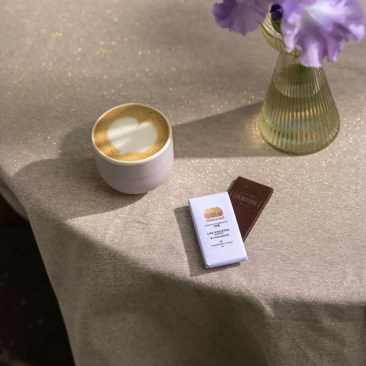TDC X ENCUENTRO Les Violetas 70% Salvador - Tablette de Chocolat -19g