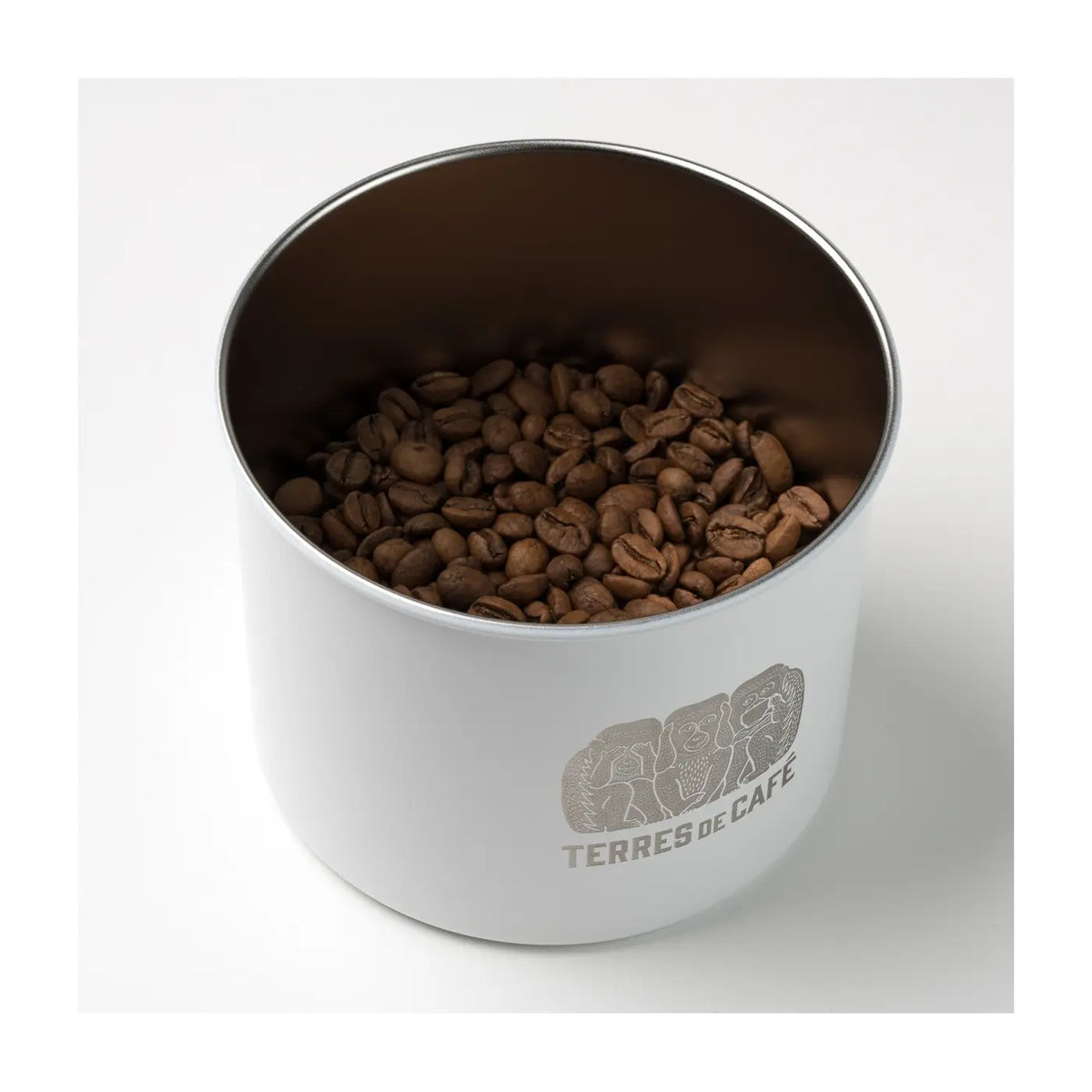 Airscape boîte hermétique Terres de Café blanche - 250 g