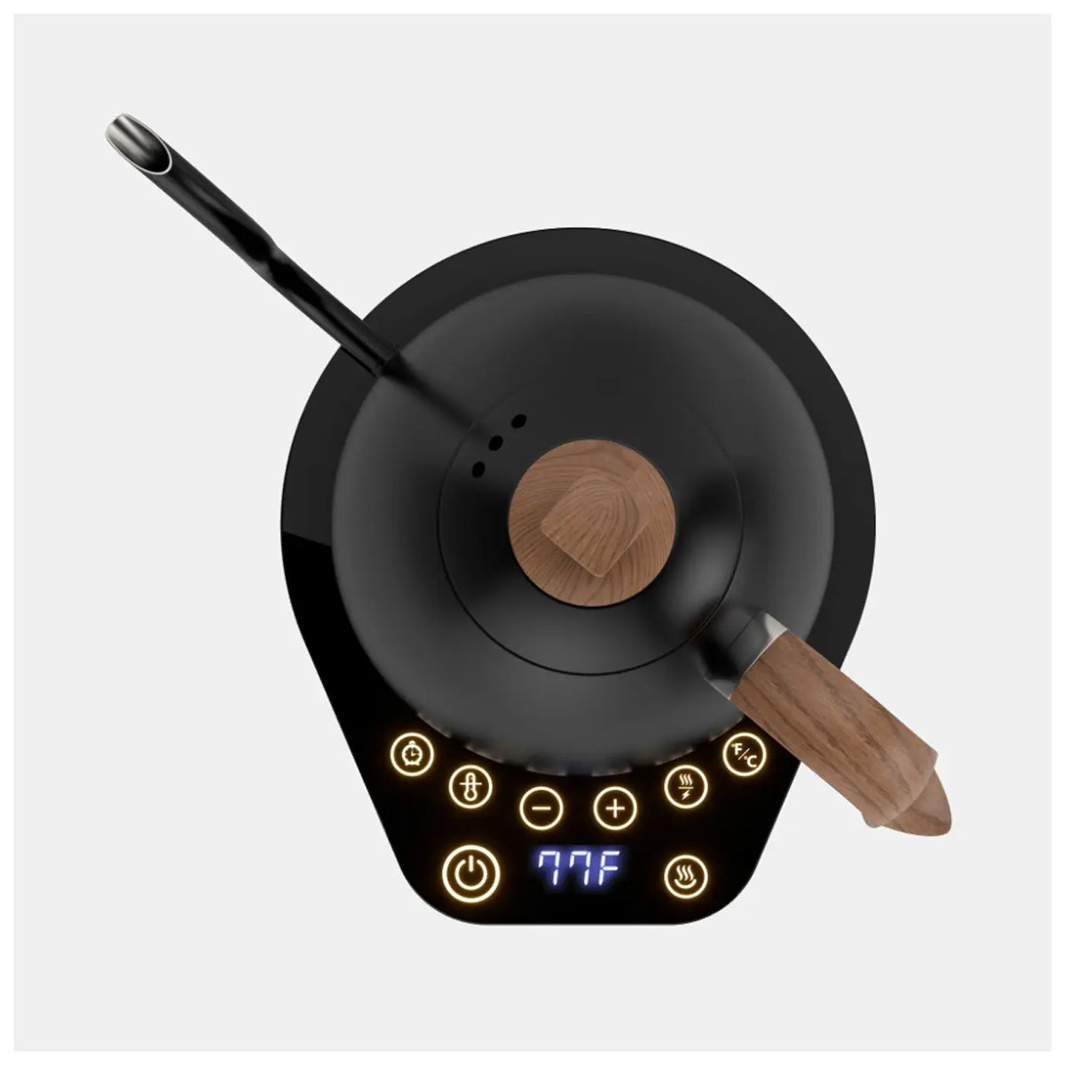 Artisan - Bouilloire - Noir Mat et Bois