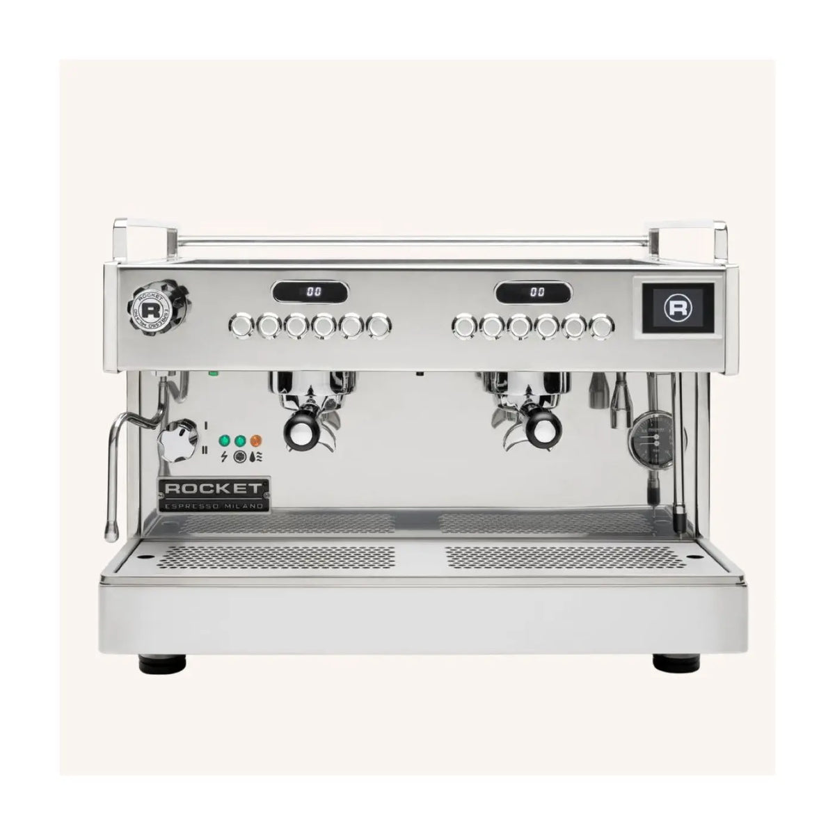 Boxer 2 groupes avec Shot Timer - Machine à café expresso manuelle Rocket - Inox