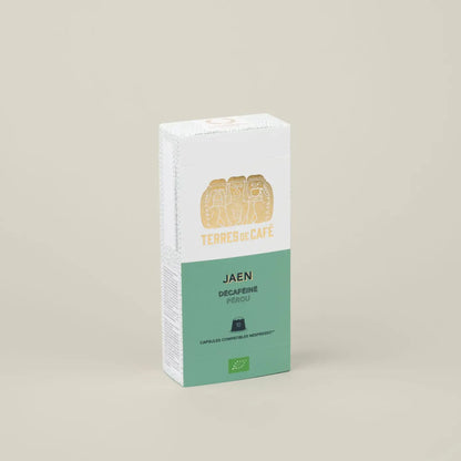 Capsules Jaen décaféiné Bio x 10