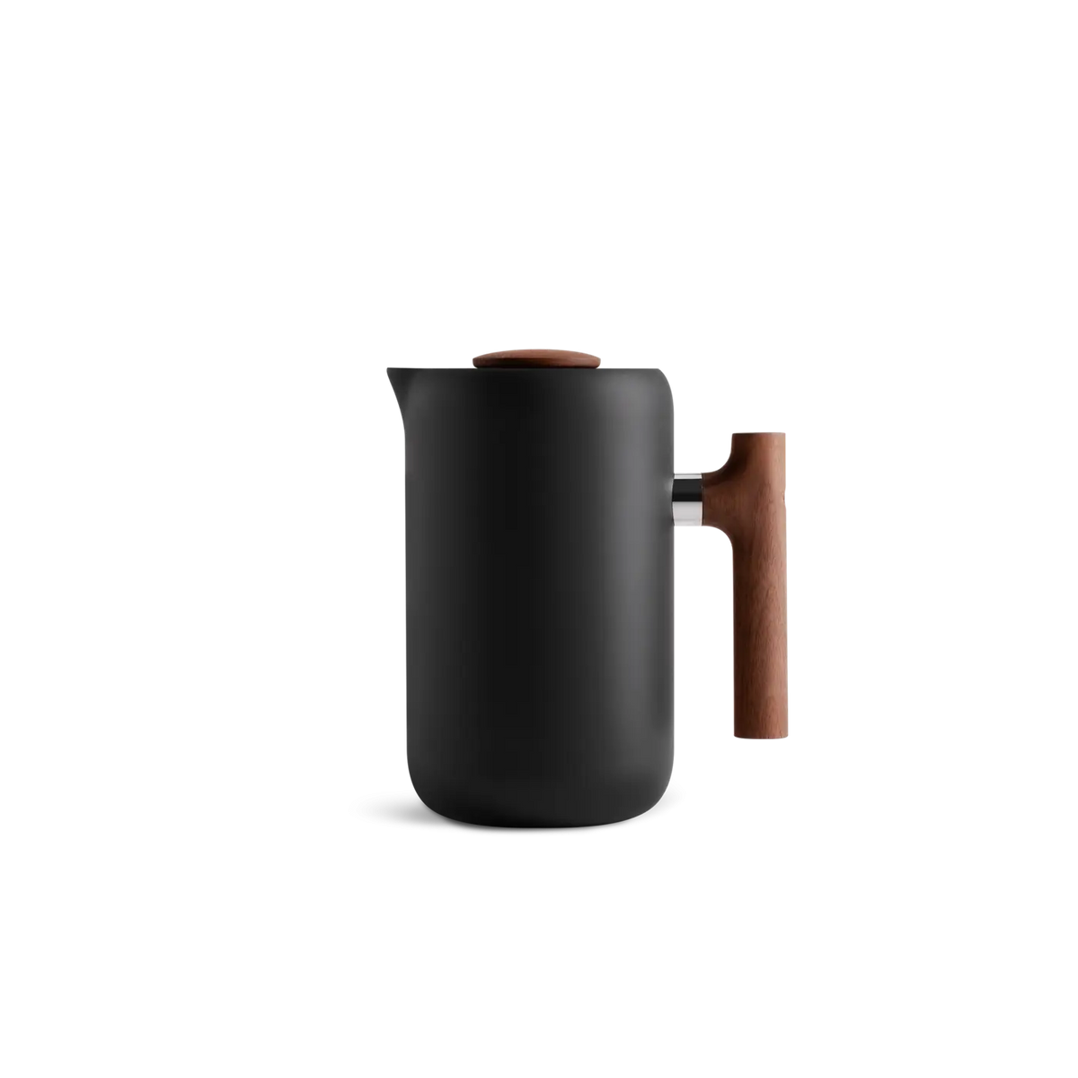 Clara - Cafetière à piston 700mL - Noire et bois