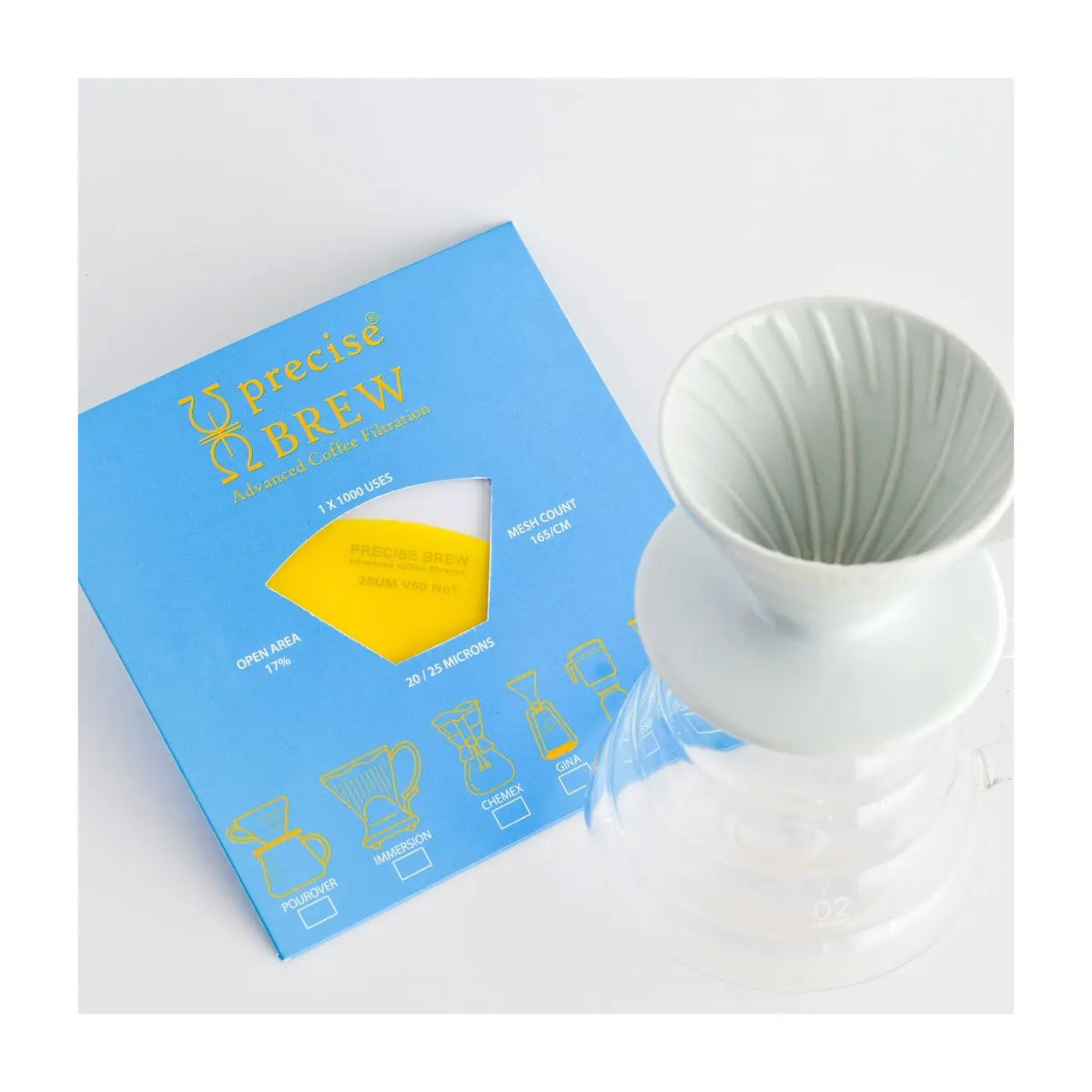 Filtre réutilisable pour V60 - 2 tasses