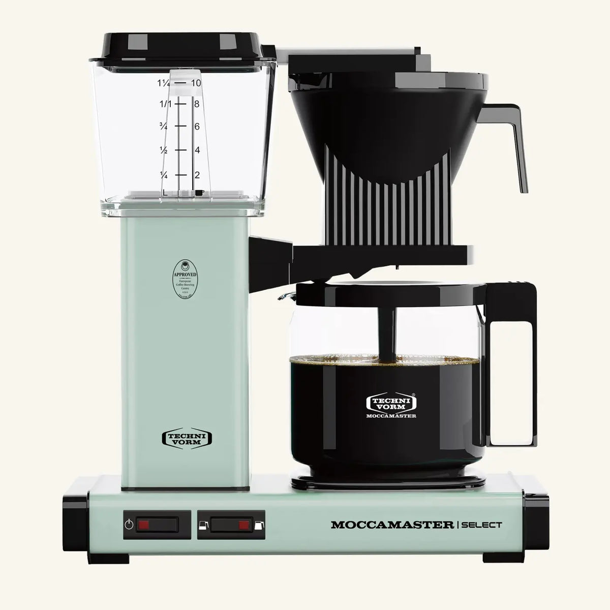 KBG 741 SELECT - Moccamaster Cafetière à filtre - Vert Pastel