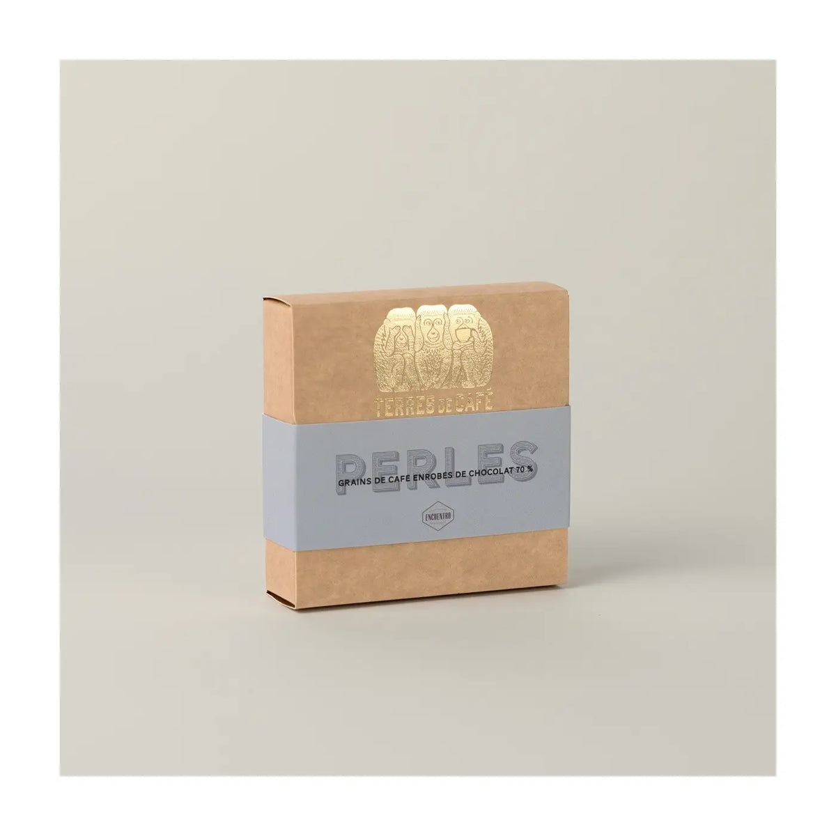 Perles - Boîte grains de café enrobés de chocolat 70%