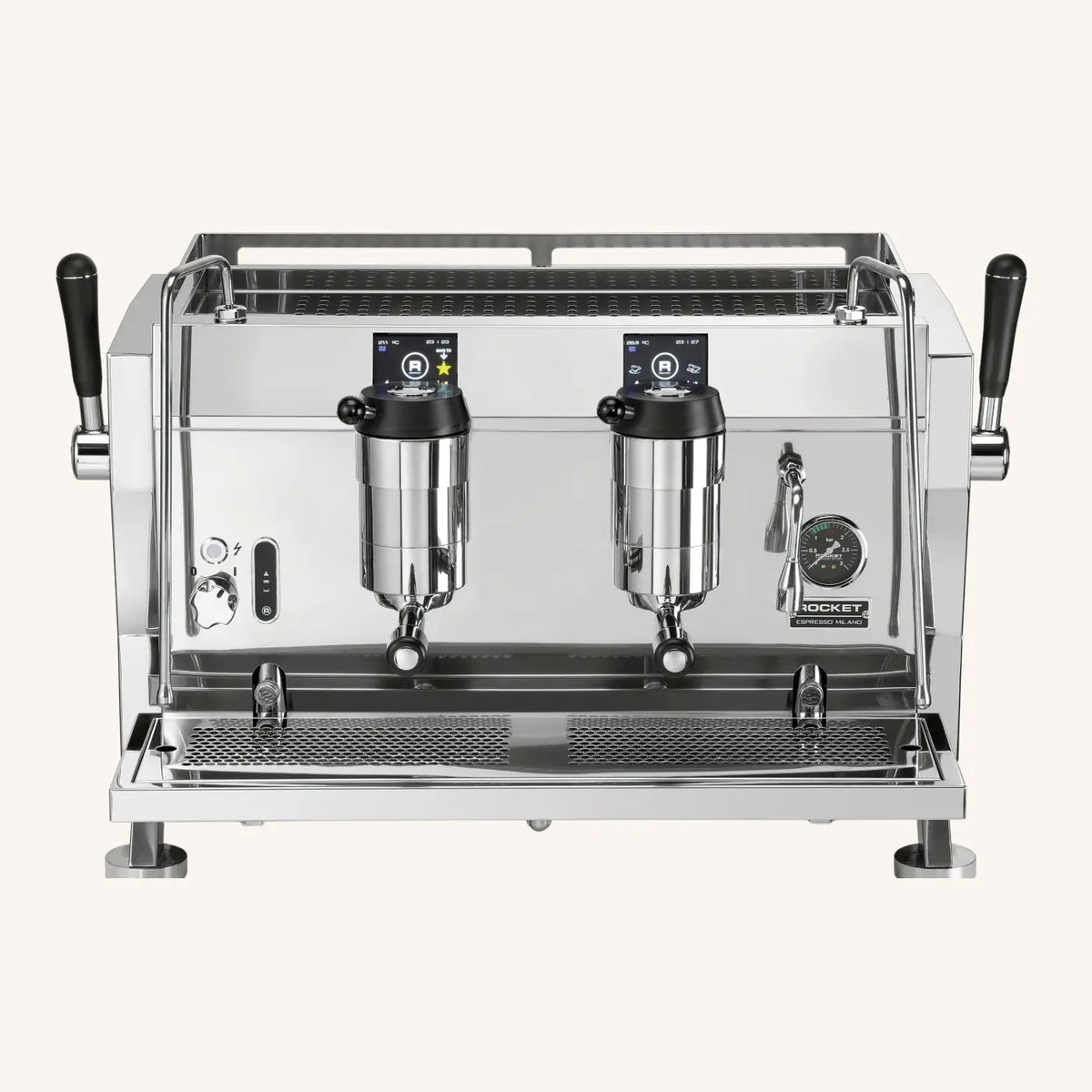 R 9V 2 groupes - Machine à café expresso manuelle Rocket - Inox