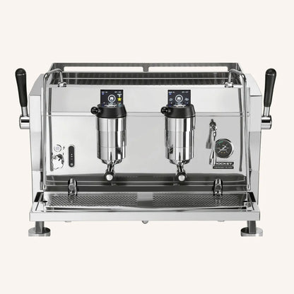 R 9V 2 groupes - Machine à café expresso manuelle Rocket - Inox