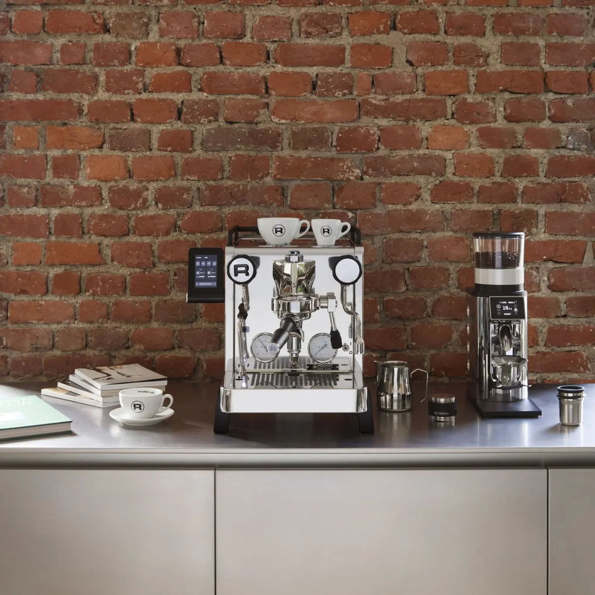 R58 Tune - Machine à café expresso manuelle Rocket - Inox