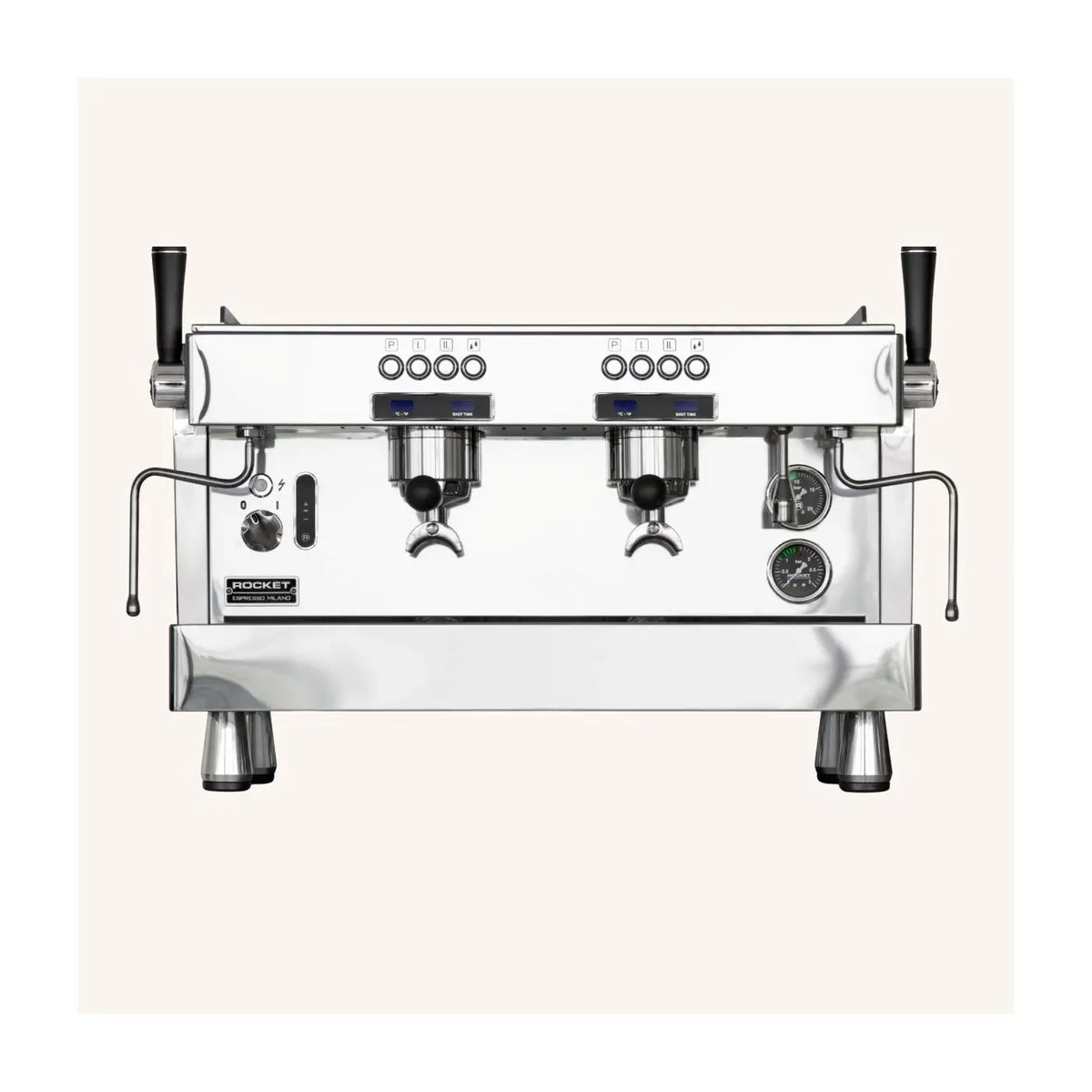 R9 2 groupes - Machine à café expresso manuelle Rocket - Inox