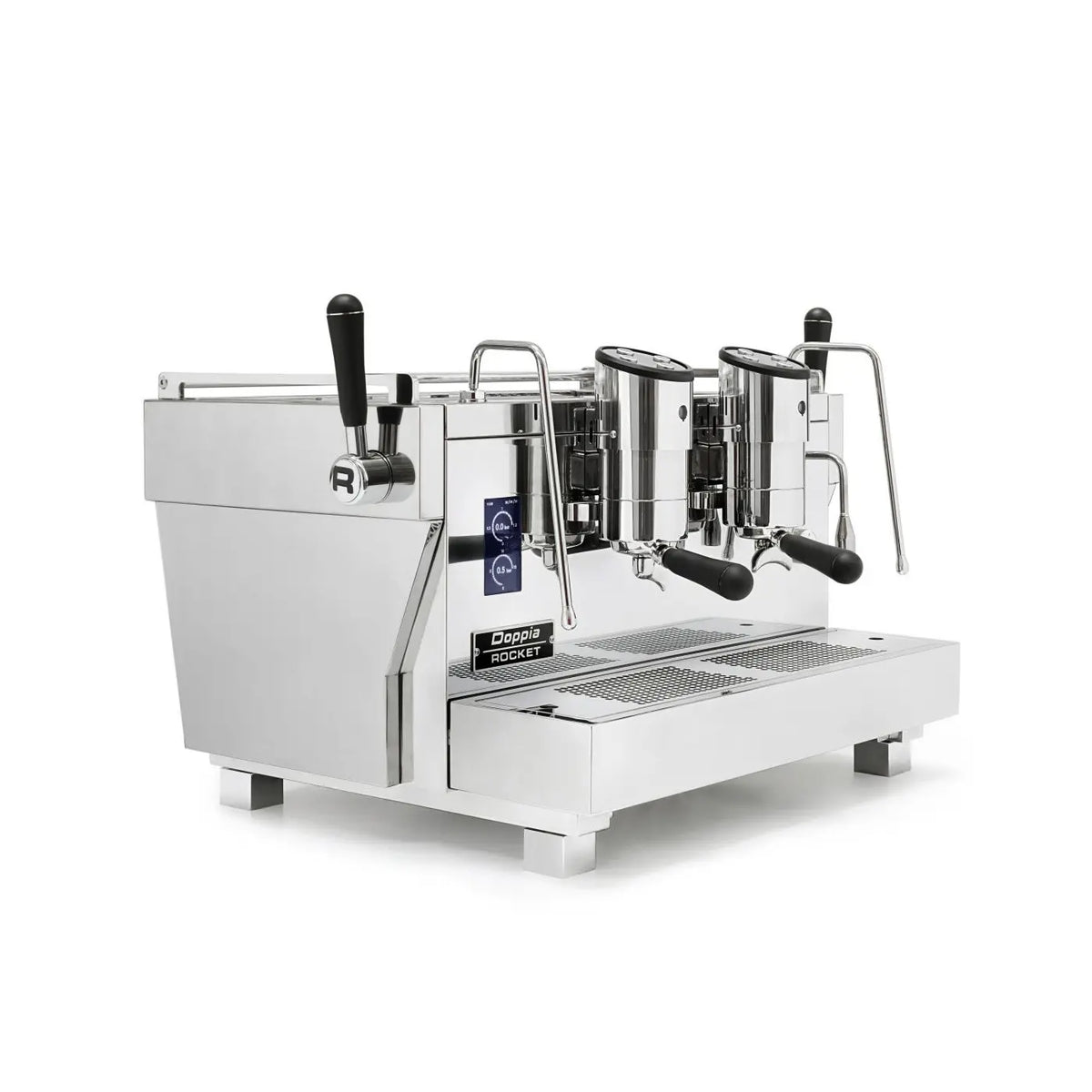 RE Doppia 2 groupes - Machine à café expresso manuelle Rocket - Inox