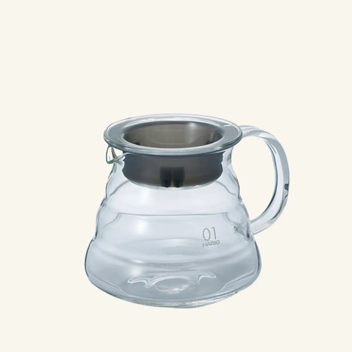 T01 - Carafe en Verre - 1/3 Tasses