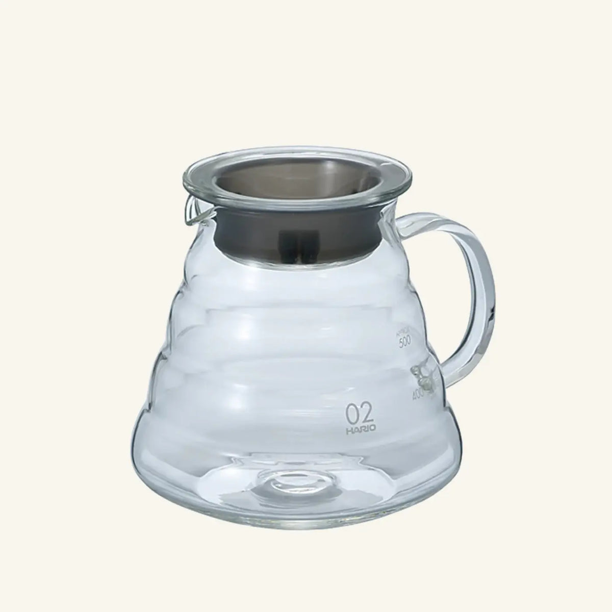 T02 - Carafe en Verre - 2/5 Tasses