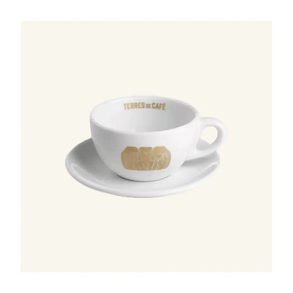 Tasse Et sous-tasse à cappuccino en Porcelaine - 18cL