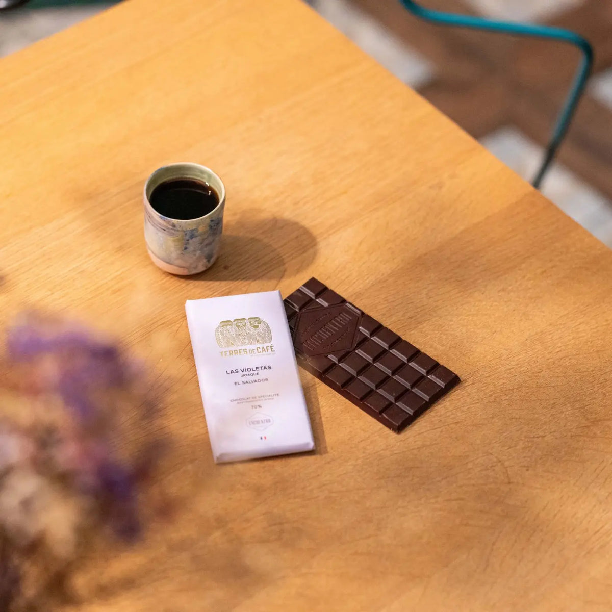 TDC X ENCUENTRO Les Violetas 70% Salvador - Tablette de Chocolat -75g