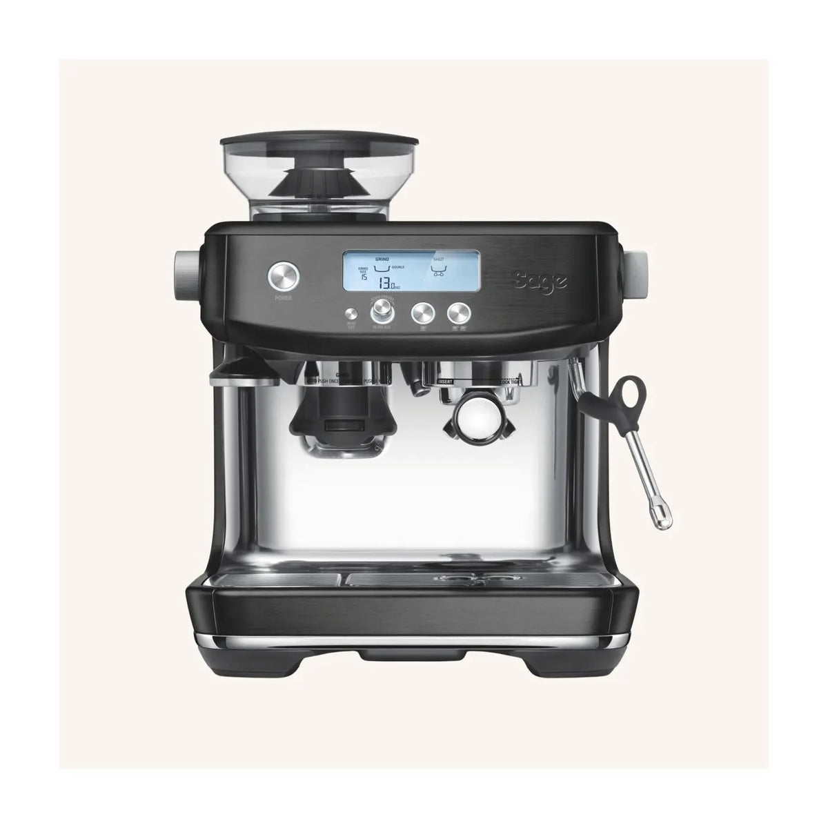 The Barista Pro - Machine à café expresso automatique - Acier inoxydable noir