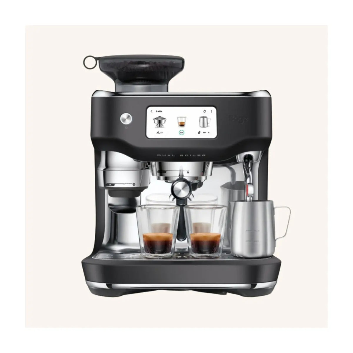 The Oracle Dual Boiler Truffe noire - Machine à café expresso automatique - Sage